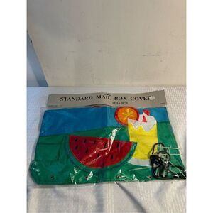 Standard Mailbox flag cover watermelons  18x20"‎ new 1994